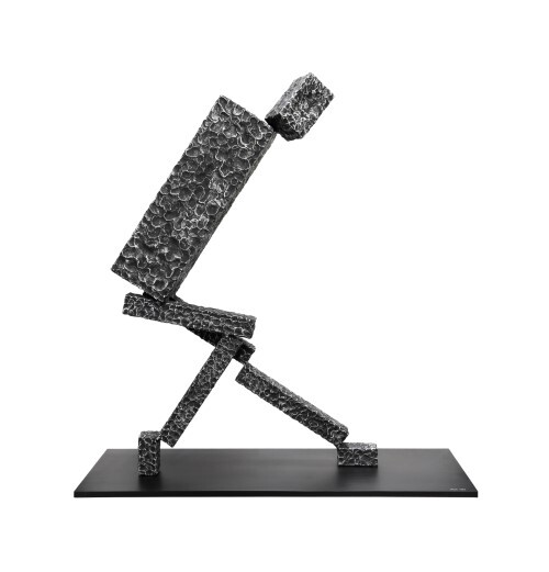 미술가: 문민 / 명제: 에피소드(Episode) / 재료: 알루미늄 / 규격: 95×25×100cm / 제작년도: 2019