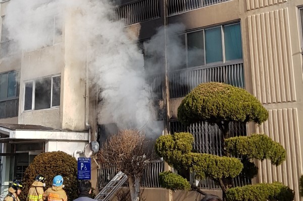 전주시 팔복동 아파트 화재