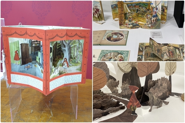 빨간망토와 늑대 팝업북과 다양한 팝업북들.