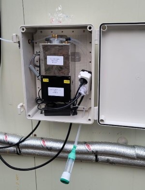 냄새측정기 설치 모습.