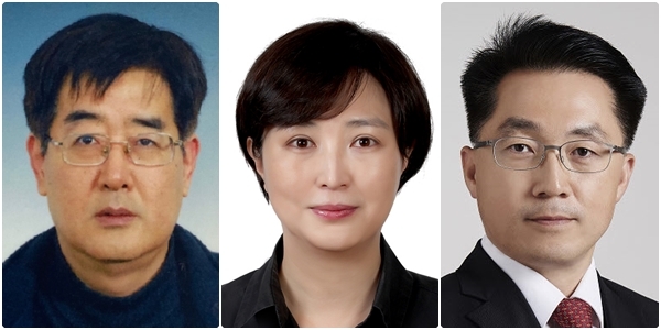 왼쪽부터 전효관 청와대 문화비서관, 고주희 디지털소통센터장, 이호준 산업정책비서관.