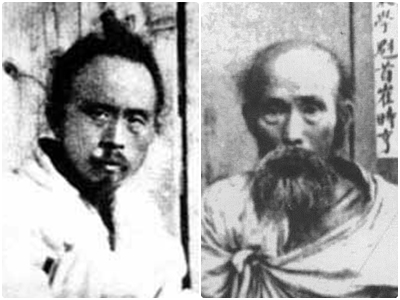 전봉준(왼쪽) / 최시형