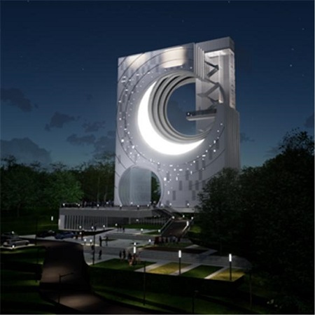 군산 월명산 전망대 예상 조감도.