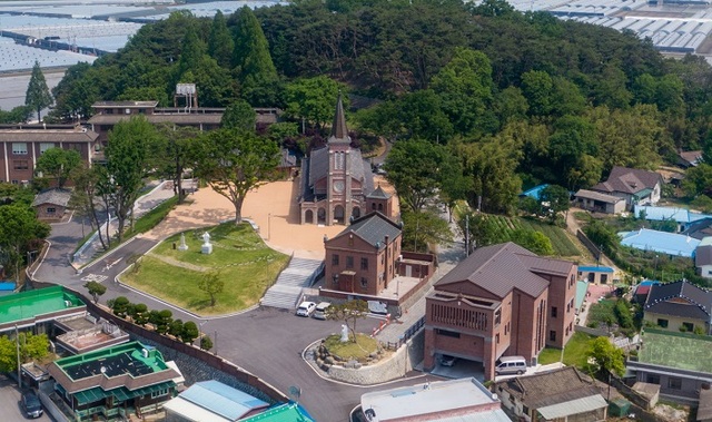 익산 망성면 나바위성지 전경.