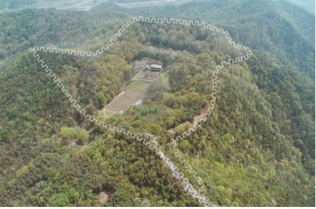 전주 동고산성 전경. /사진제공=전북문화재연구원