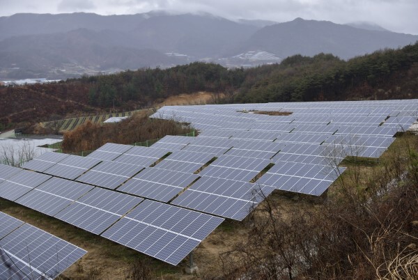 장수군 태양광발전소.