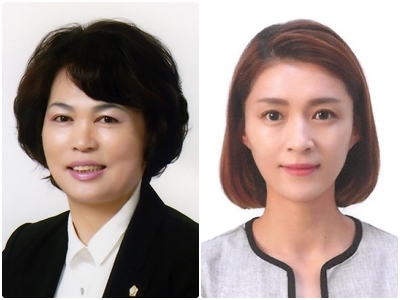 강경숙(왼쪽)·오임선 의원