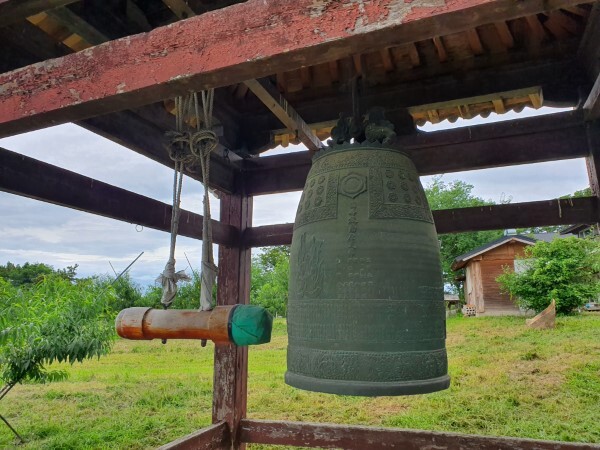 옛 원불교 남원교당에서 완주군 봉동읍 수계농원으로 옮겨진 원불교 범종 모습 /사진제공=남원시