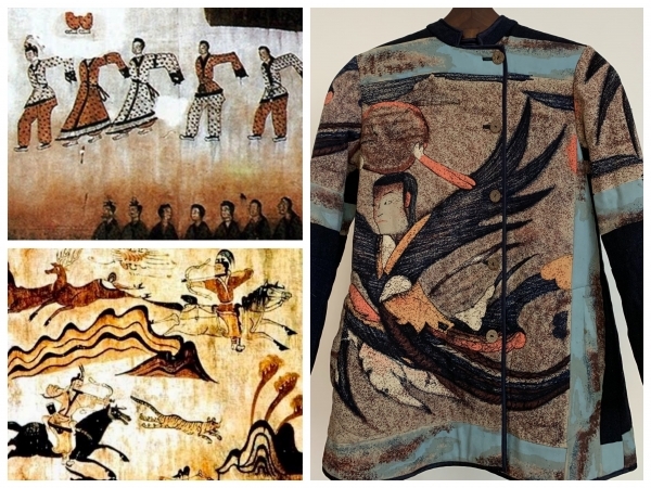 고구려 벽화와 고구려 문양 옷