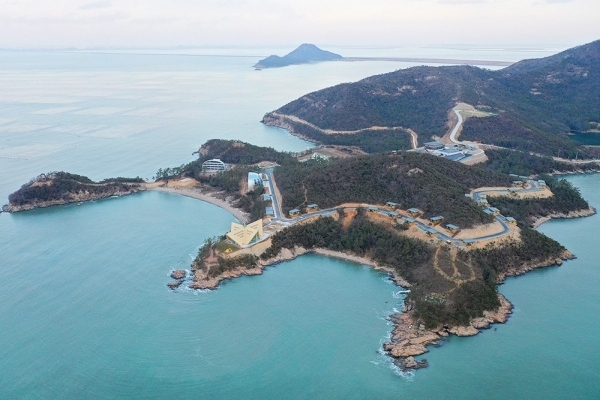 국립 신시도자연휴양림 전경.