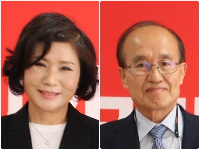 허남주 수석부위원장(왼쪽) / 송영남 윤리위원장