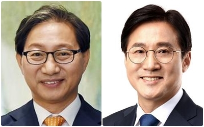 김성주 위원장(왼쪽) / 신영대 대변인