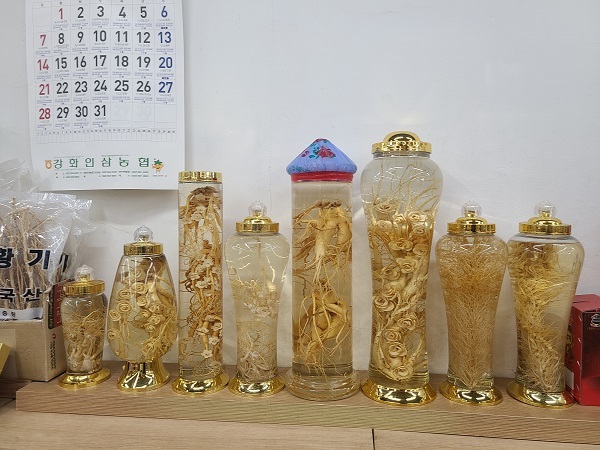 강화인삼으로 담근 인삼주