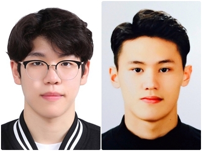 문승우 선수(왼쪽)와 김민석 선수.