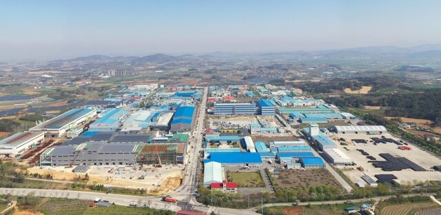 정읍 북면 제3산업단지.