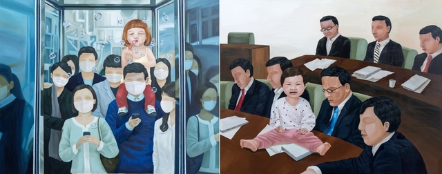 (왼쪽) 김예은 '엘리베이터' / (오른쪽) 김예은 '정치'.