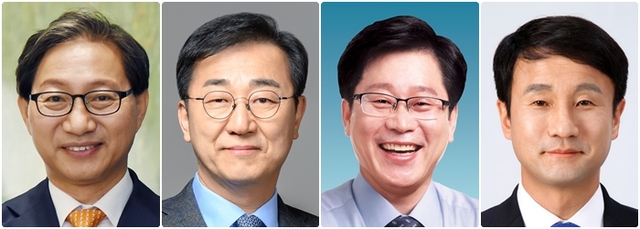 왼쪽부터 김성주, 김윤덕, 안호영, 한병도 의원.