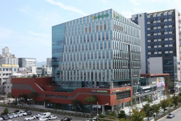 전북농협 신청사 전경.