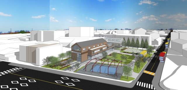 전주시 '청년 근로자 복합문화센터' 설계 공모 당선작.