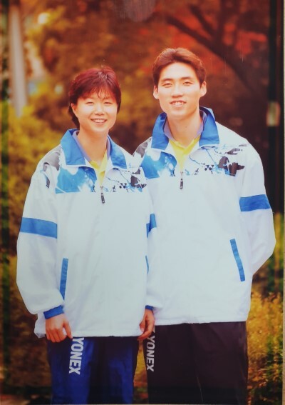 2004년 당시 김동문 선수와 라경민 선수. /사진제공=김동문 교수