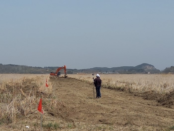 새만금 2구역 육상태양광 발전사업이 추진되는 새만금 산업연구용지 동축 부지. /사진제공=군산시
