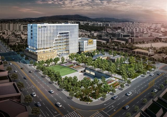 익산시청 신청사 조감도