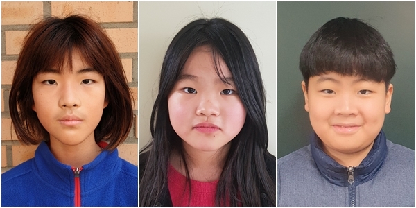 왼쪽부터 이하늘·구예원·이승민 학생