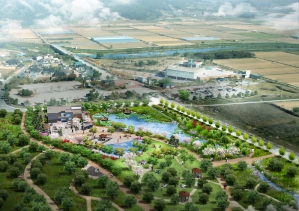 고창군 고인돌 자연생태공원 조감도