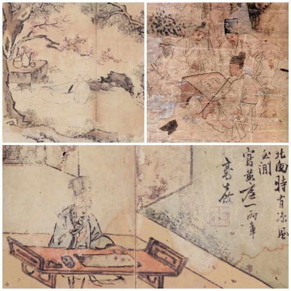 최북의 모습을 엿볼 수 있는 그림 속 인물(국립중앙박물관 소장).