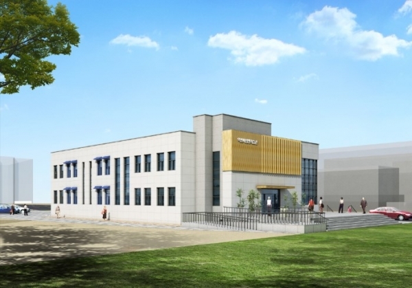 익산 모현동 평생학습관 조감도.