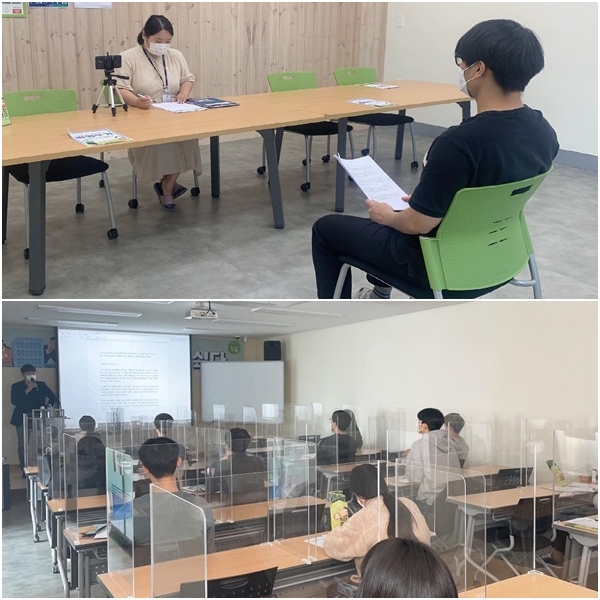 익산시가 청년들의 취업난 해소를 위해 추진하고 있는 컨설팅 지원(왼쪽)과 직무멘토링 사업.