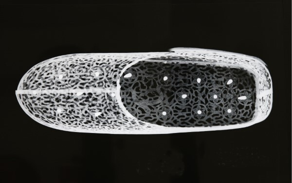 고창 봉덕리 1호분 출토 금동신발 엑스레이 사진