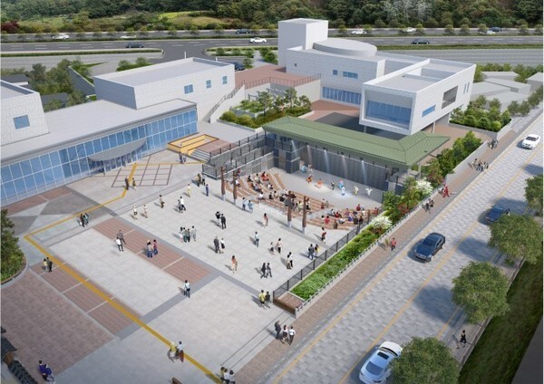 전주한벽문화관 마당창극 야외공연장 조감도