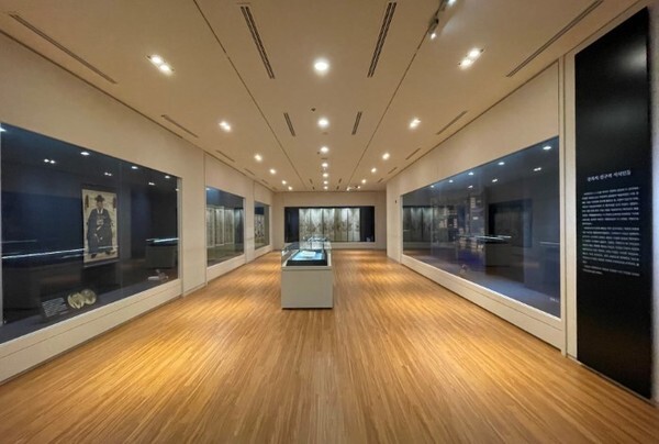 국립전주박물관 상설전시관 역사실 전경.