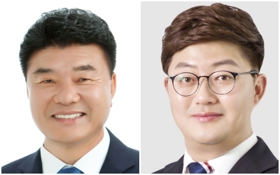 김승섭 의원(문화경제위원장), 송영진 의원(문화경제위 부위원장)