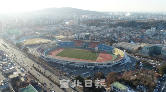 전주 종합경기장 부지 전경