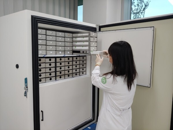 한우 DNA 시료 저장 모습(사진 제공 = 농촌진흥청)