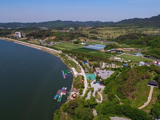 웅포관광지 전경