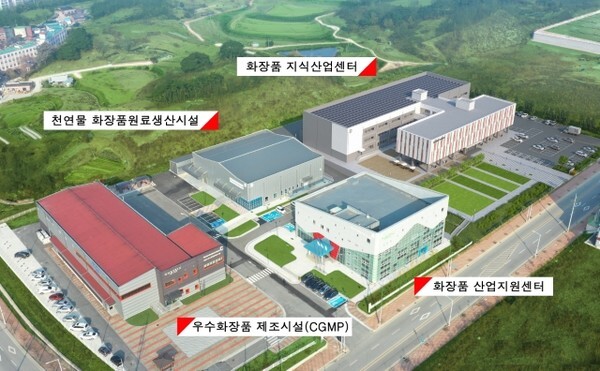 익산시 화장품 클러스터 조감도