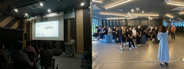 (왼쪽부터) 전주시 '야호학교' 관내 교장 연수 / 완산여고 설명회