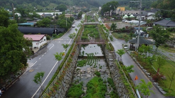 익산 대판천 전경