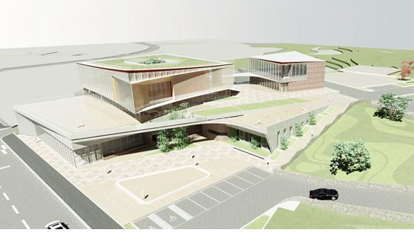 푸드앤 레포츠타운 건축설계공모 당선작