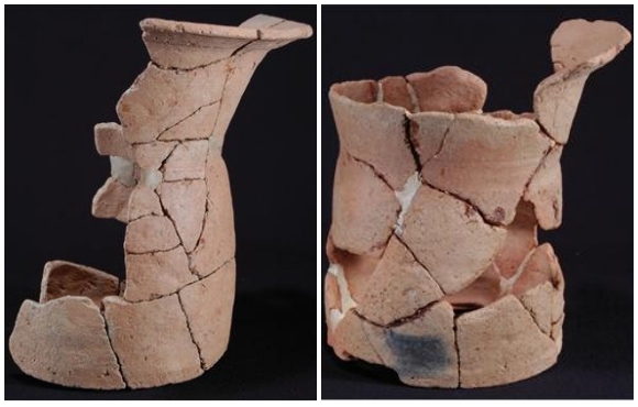 군산 축동 분구요 출토 원통형 토기