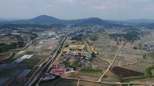익산 왕궁리유적 전경