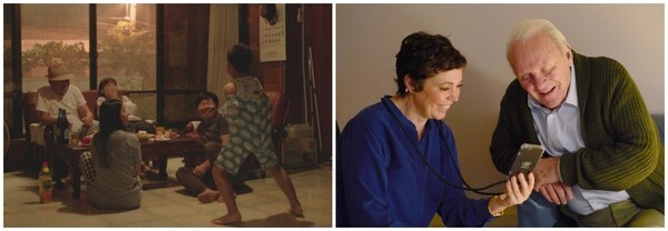 영화 '남매의 여름밤'(좌), '더 파더'(우)