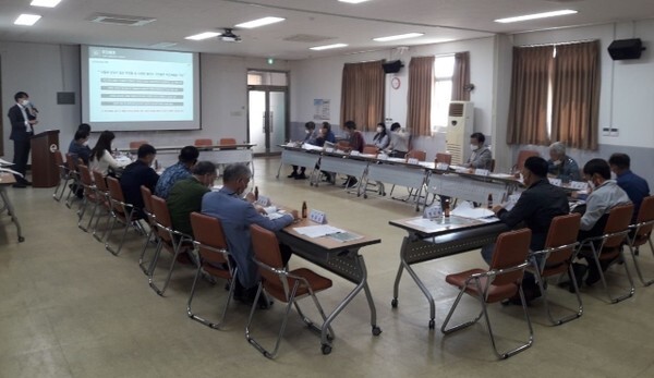 김제시 진봉면 거점사업위원회 개최 모습