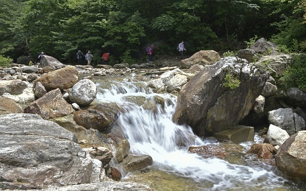 장수군 계북면 토옥동계곡