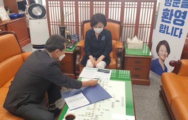 황숙주 순창군수 · 진선미 국토교통위원장 면담