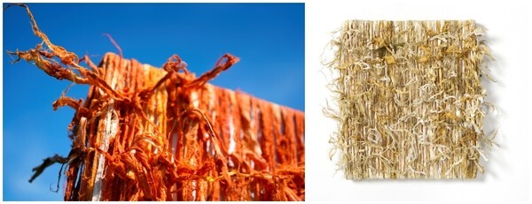 (왼쪽)그것을 묶음으로  Birth-Death_#02, Korean mulberry paper(hand made), Mixed media,  98×148cm,  2020(detail cut) / (오른쪽)그것을 묶음으로  Birth-Death #10_ Korean mulberry paper(hand made), Mixed media_62×50cm_2021