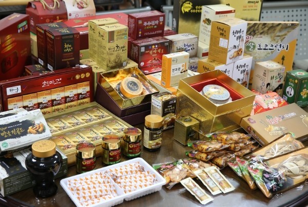 천마 가공 제품들 /사진 제공 = 무주군